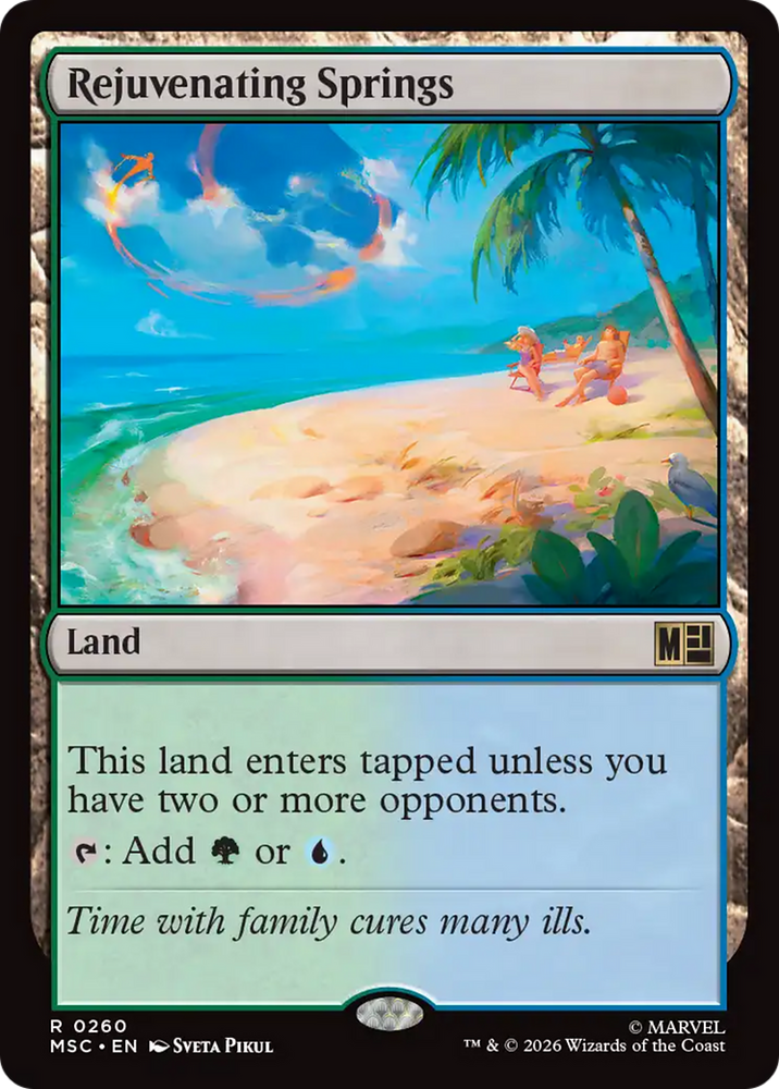 Rejuvenating Springs (Surge Foil) [Marvel Super Heroes Commander]