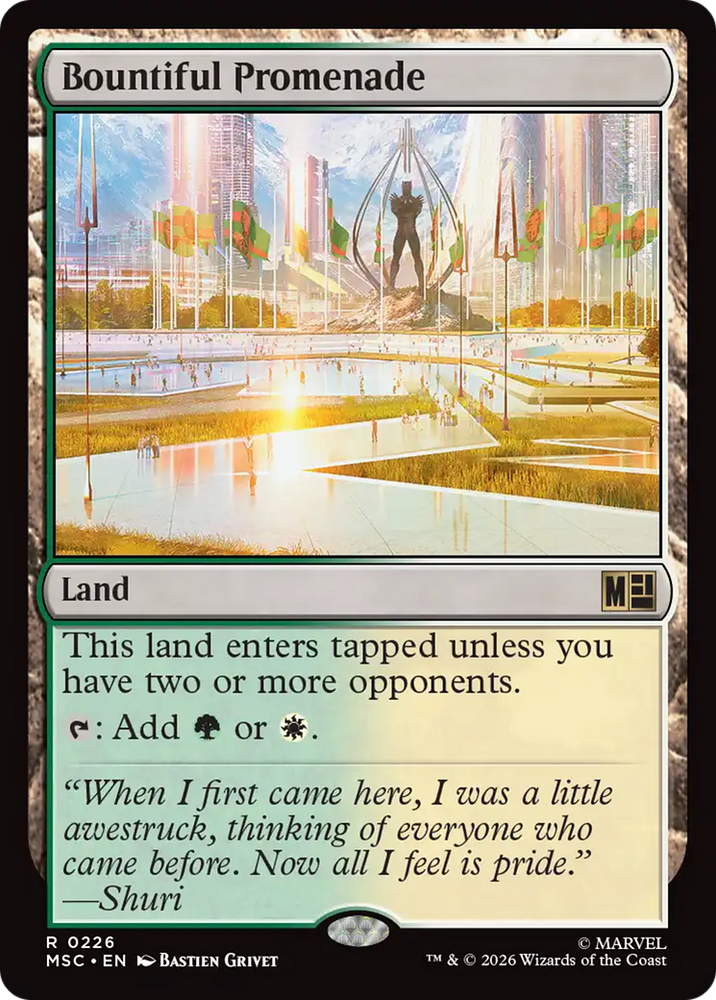 Bountiful Promenade [Marvel Super Heroes Commander]