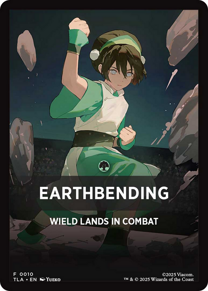 Earthbending Theme Card [Avatar: The Last Airbender Tokens]