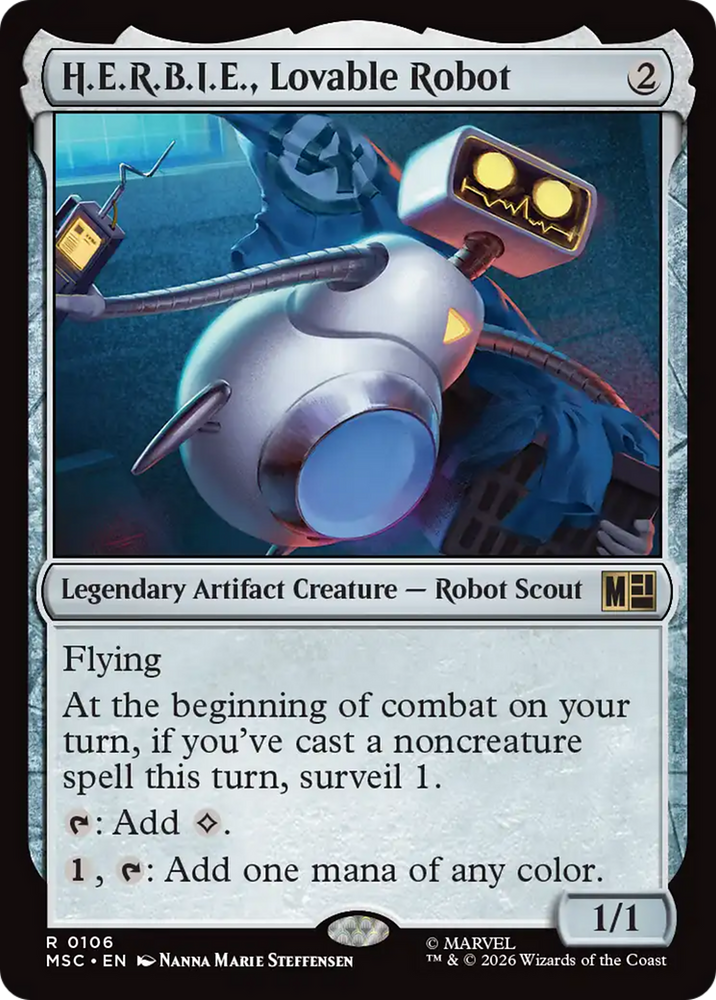 H.E.R.B.I.E., Lovable Robot [Marvel Super Heroes Commander]