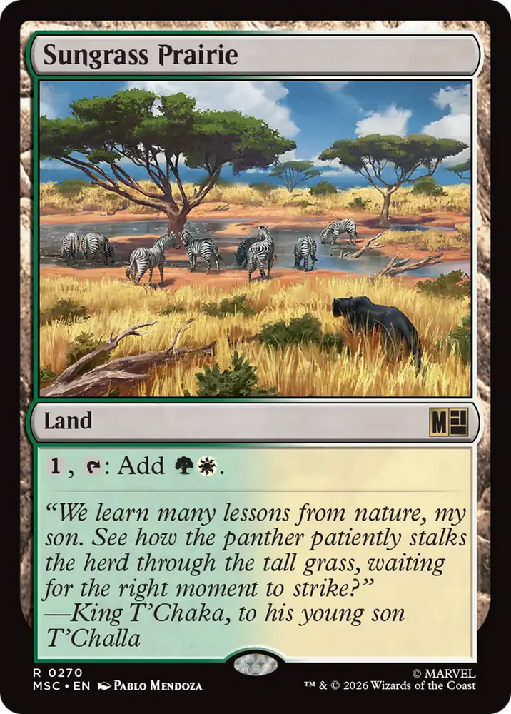 Sungrass Prairie (Surge Foil) [Marvel Super Heroes Commander]