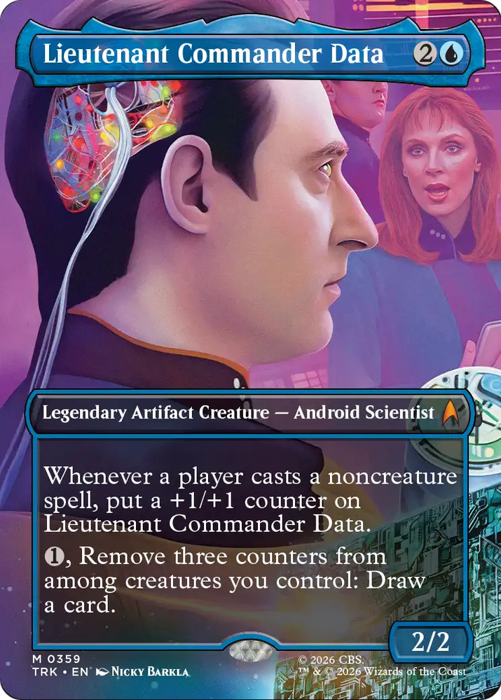 Lieutenant Commander Data (Borderless) [Star Trek]