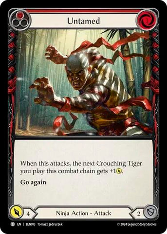 Untamed (Red) [ZEN013] (Part the Mistveil Zen Blitz Deck)