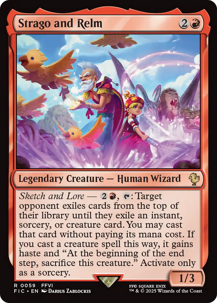 Strago and Relm [FINAL FANTASY Commander]