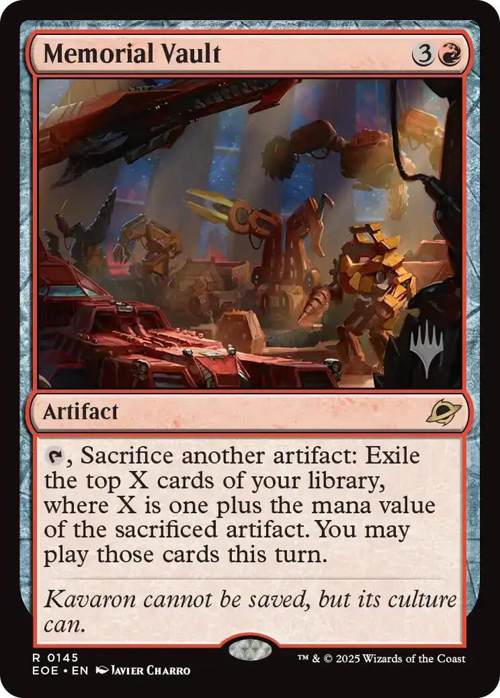 Memorial Vault [Edge of Eternities Promo Pack]