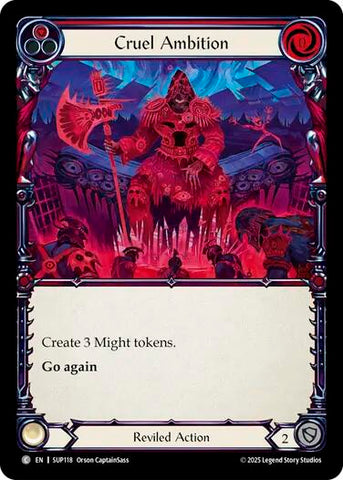 Cruel Ambition [SUP118] (Super Slam)  Rainbow Foil