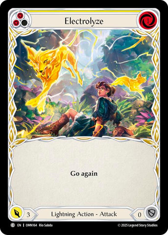 Electrolyze (Yellow) [OMN164] (Omens of the Third Age)  Rainbow Foil