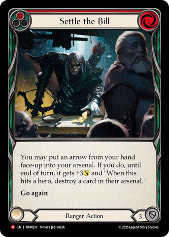 Settle The Bill (Red) [OMN237] (Omens of the Third Age)