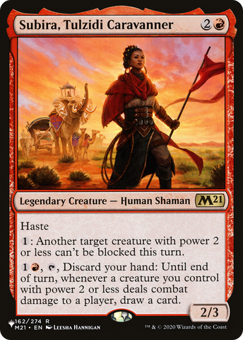 Subira, Tulzidi Caravanner [The List]