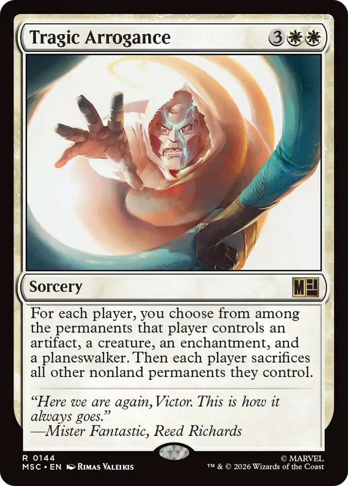 Tragic Arrogance (Surge Foil) [Marvel Super Heroes Commander]