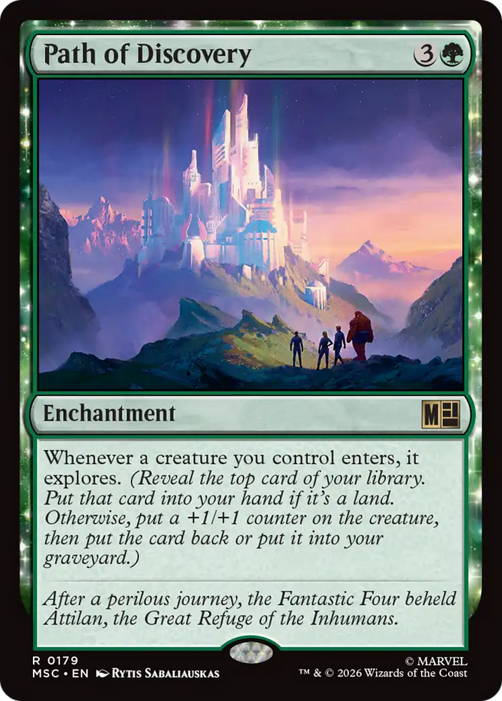 Path of Discovery (Surge Foil) [Marvel Super Heroes Commander]