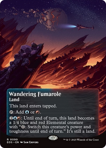Wandering Fumarole (0090) (Borderless) [Edge of Eternities: Stellar Sights]