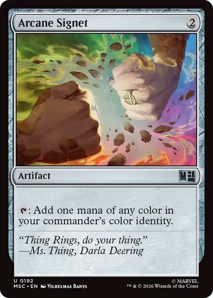 Arcane Signet (0192) [Marvel Super Heroes Commander]