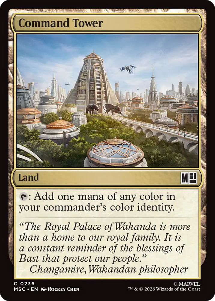 Command Tower (0236) (Surge Foil) [Marvel Super Heroes Commander]