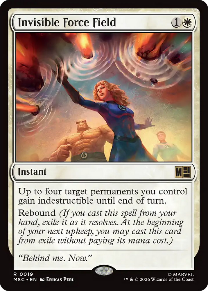 Invisible Force Field (Surge Foil) [Marvel Super Heroes Commander]