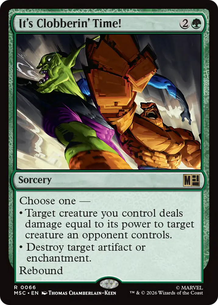 It's Clobberin' Time! [Marvel Super Heroes Commander]